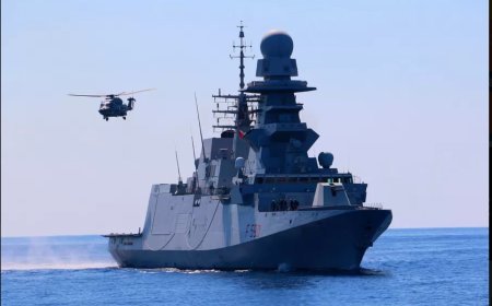 KRI Diponegoro Unjuk Gigi Saat Latihan di Laut Mediterania