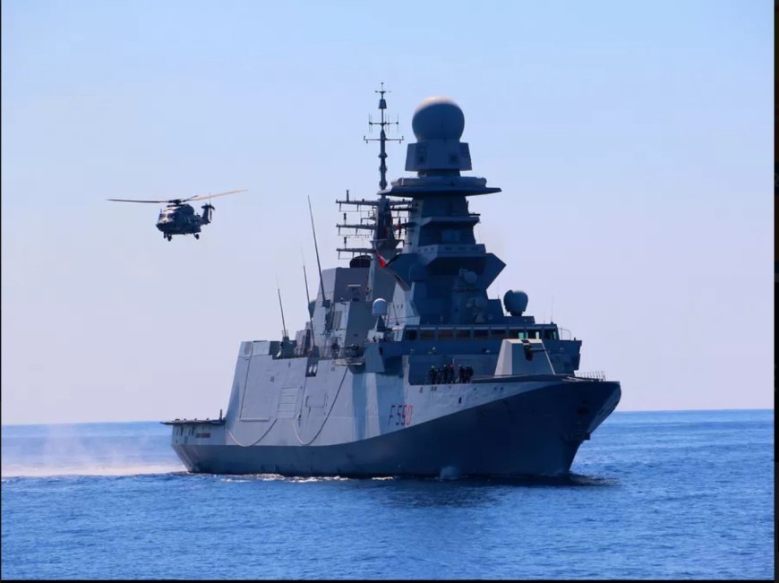 KRI Diponegoro Unjuk Gigi Saat Latihan di Laut Mediterania