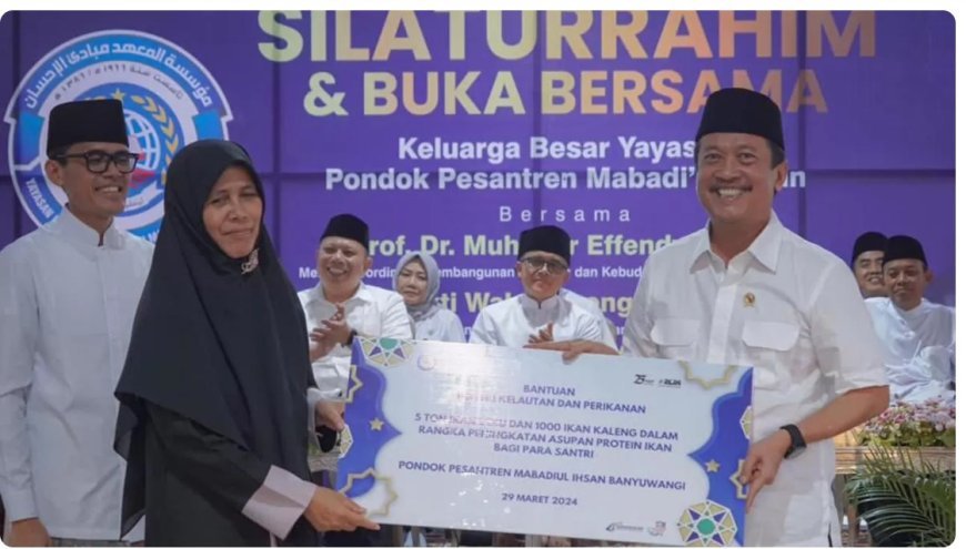 Wujud Kepedulian, KKP Salurkan 15 ton ikan untuk Pesantren Jawa Timur dan Jawa Tengah
