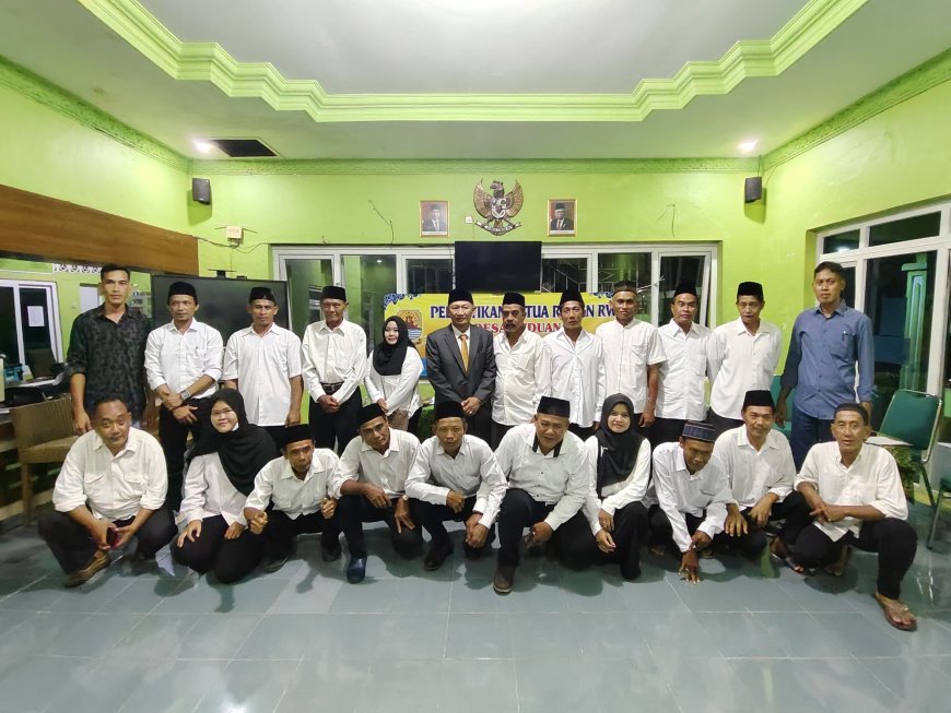 Kuwu Keduanan Dr. Sanusi Melantik 8 Ketua RW dan 19 Ketua RT
