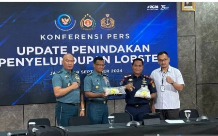 KKP-TNI AL gagalkan penyelundupan BBL sebanyak 49.701 ekor