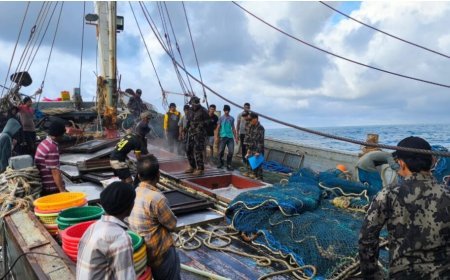 Nelayan Apresiasi Langkah Cepat PSDKP Amankan 2 Kapal Illegal Fishing di WPP 718