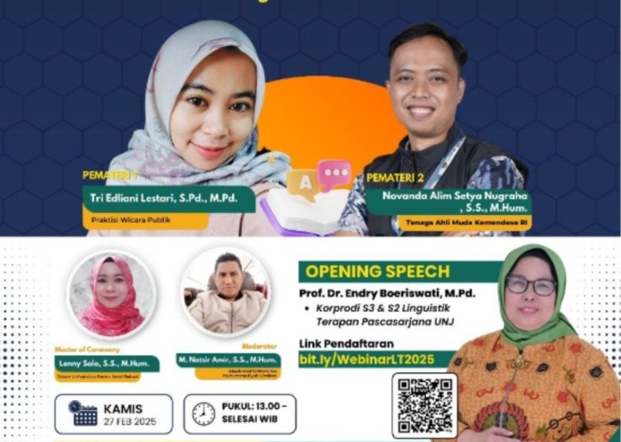 Ada apa dengan Prodi Linguistik Terapan UNJ? ini kata Prof Endry...