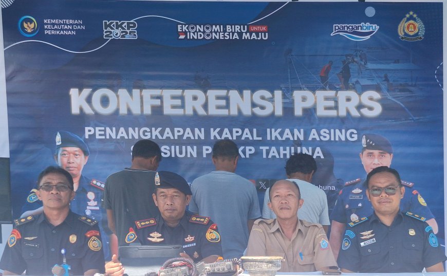 Tak Ada Ampun! Kapal Filipina Dibekuk di Laut Indonesia