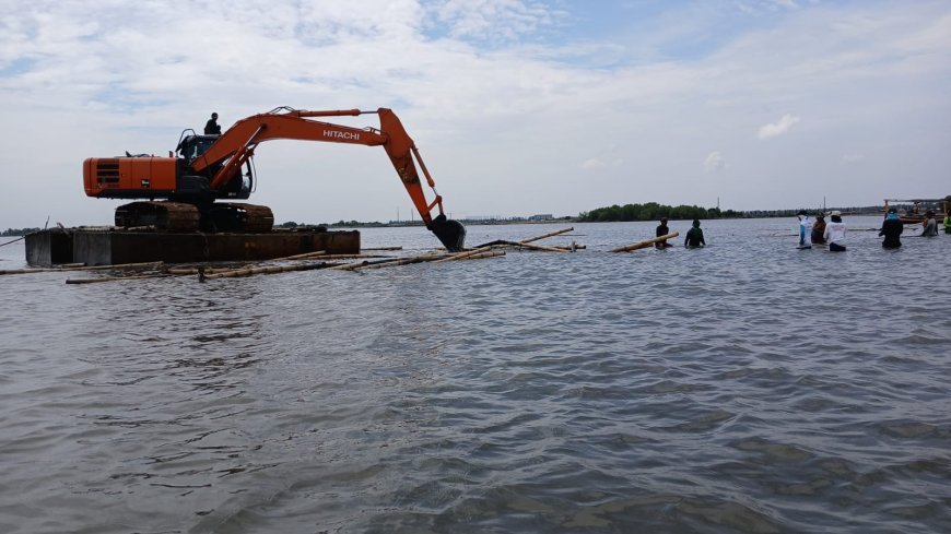 Aksi Cepat, Pemda Banten Bersama KKP Lanjutkan Pembongkaran Pagar Laut