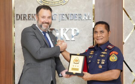 Kunjungi KKP, AFMA  Apresiasi Kerja  Ditjen PSDKP Tangani Ilegal Fishing