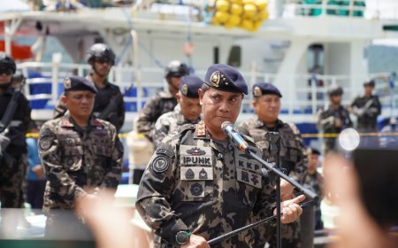 Kapal Pengawas PSDKP Rutin Lakukan Patroli Laut