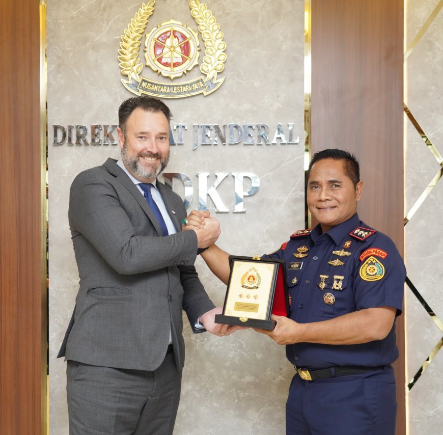 Kunjungi KKP, AFMA  Apresiasi Kerja  Ditjen PSDKP Tangani Ilegal Fishing