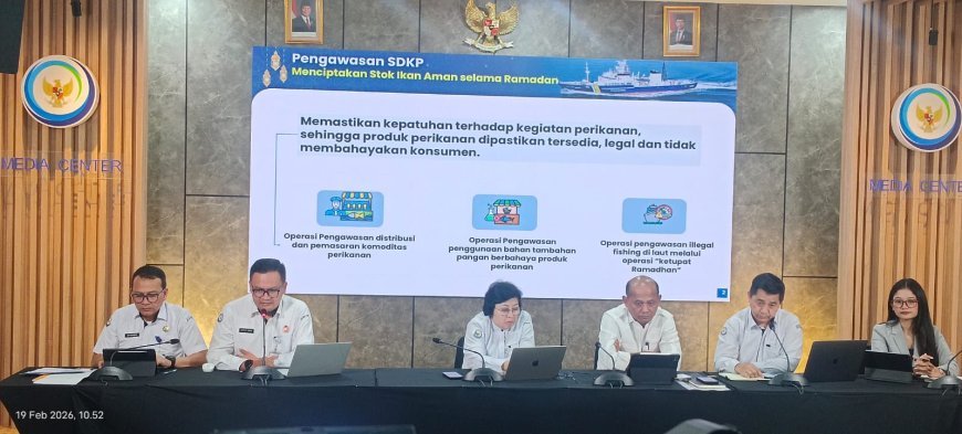 KKP Pastikan Pengawasan Laut 24 Jam, Jamin Stok Ikan Aman Selama Ramadan