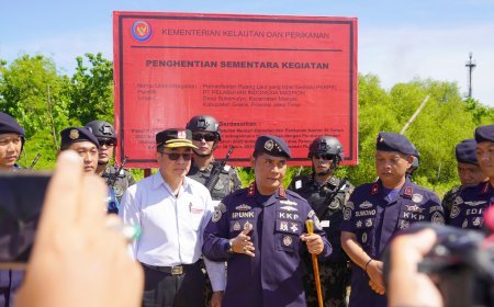 KKP Hentikan Pemanfaatan Ruang Laut Tak Berizin Seluas 30 Ha di Gresik