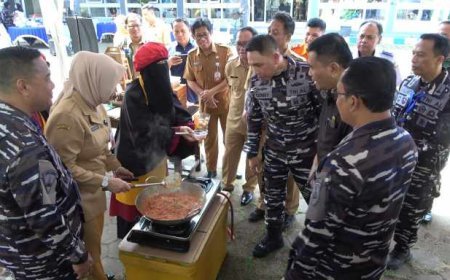 Genjot UMKM Pesisir, LANAL Cilacap dan Pusteral Dorong Konsumsi Ikan
