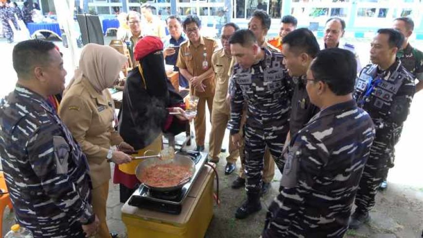 Genjot UMKM Pesisir, LANAL Cilacap dan Pusteral Dorong Konsumsi Ikan