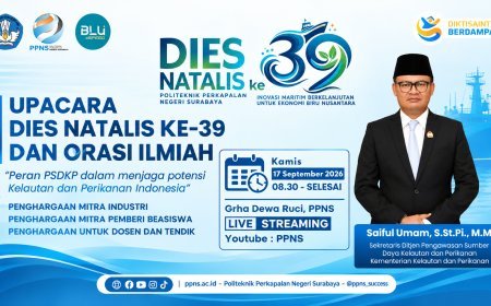 PPNS Perkuat Wawasan Maritim, Hadirkan Sesditjen PSDKP di Dies Natalis ke-39