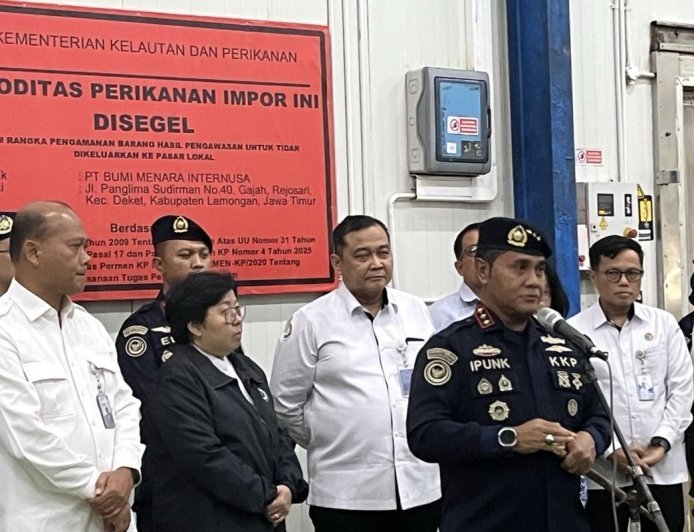 KKP Bergerak! 144 Ton Udang Vaname Impor Disegel, Jejak Impor PT BMI Dibongkar