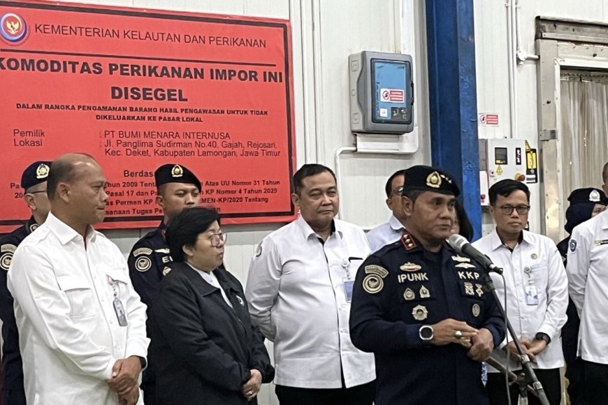 KKP Bergerak! 144 Ton Udang Vaname Impor Disegel, Jejak Impor PT BMI Dibongkar