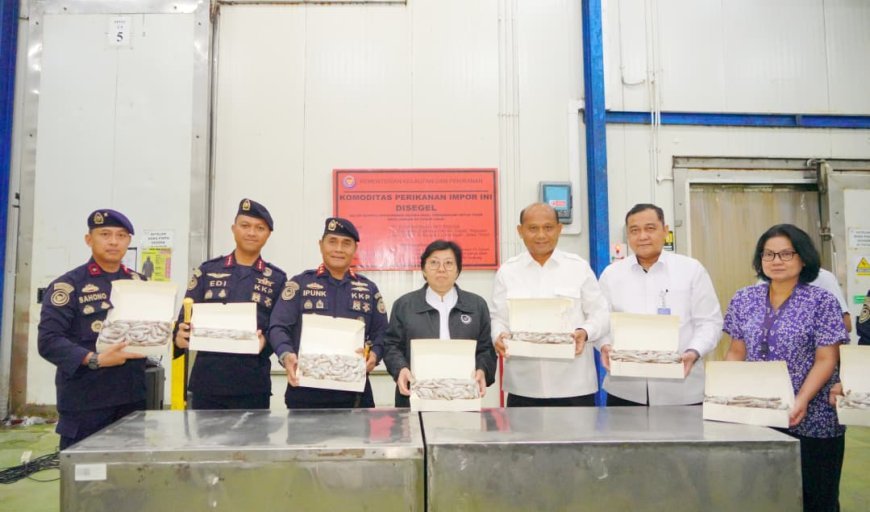 KKP Amankan 1.048 Ton Udang Impor, Potensi Kerugian Negara Rp405,8 Miliar